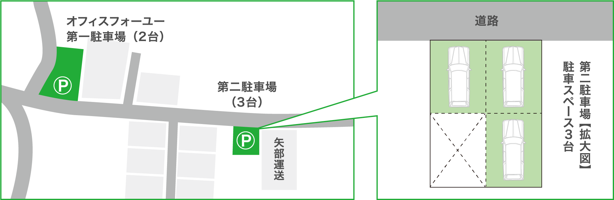 オフィスフォーユー駐車場
